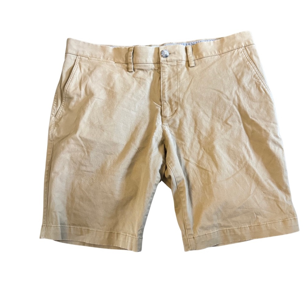 Lacoste Men’s Slim Fit Tan Shorts – Short 9” Inseam, Size 34